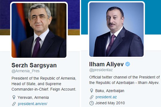 Հայաստանի նախագահի Twitter-ի կեղծ էջը ծաղրել է Ադրբեջանի նախագահի իսկական էջին. Global Voice(լուսանկարներ)