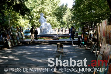 «Երևան ԱՐՏ» գեղանկարչական ցուցահանդեսի բացում` Սարյան պուրակում