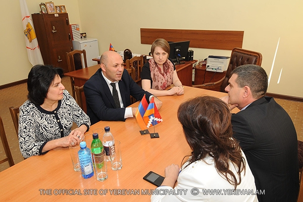 Մարտակերտի շրջանի վարչակազմի պատվիրակությունը` Շենգավիթ վարչական շրջանում