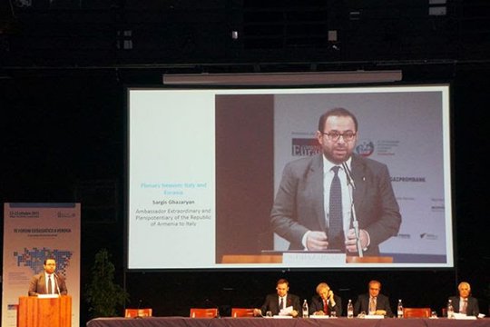Իտալիայում ՀՀ դեսպանը Վերոնայում ներկայացրել է Հայաստանի տնտեսական ու ներդրումային իրավիճակը