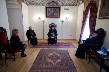 Ամենայն Հայոց Կաթողիկոսն ընդունեց ՌԴ Դաշնային ժողովի Դաշնութեան խորհրդի նախագահին
