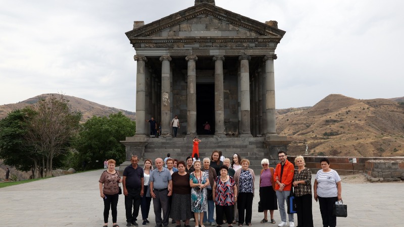 Քաղաքապետարանի կազմակերպած տարեցների ներգնա շրջագայության հերթական ուղղությունը Գառնի-Գեղարդն էր