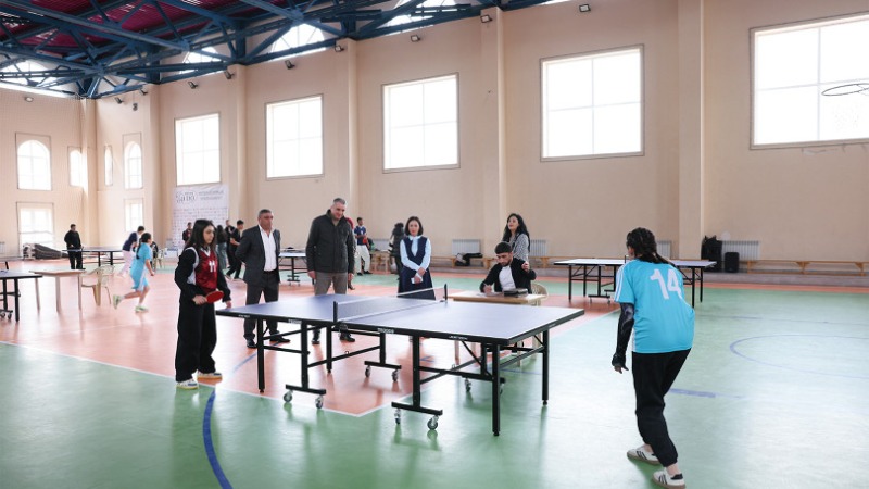 «ՀՀ վարչապետի գավաթ» սեղանի թենիսի մրցաշարի համայնքային փուլին հետևել է ԿԳՄՍ նախարարն