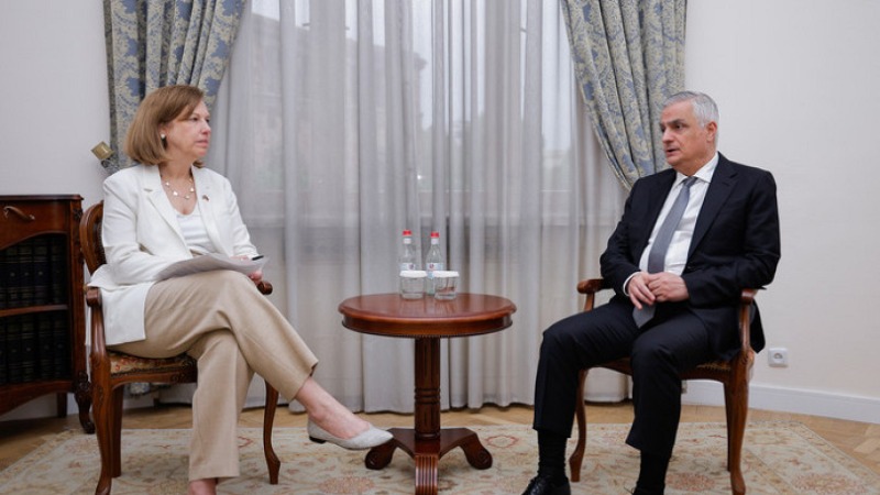 Մհեր Գրիգորյանի հանդիպումը ԱՄՆ դեսպանի հետ