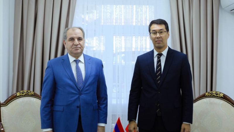 Դեսպան Ղևոնդյանը Ղրղզստանի ԱԳ փոխնախարարին տեղեկացրել է Հարավային Կովկասում խաղաղության ՀՀ ջանքերի մասին
