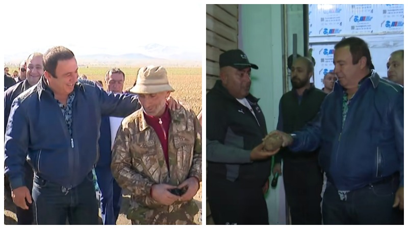 Բարձր բերքատվություն և նոր տեխնոլոգիաներ գյուղատնտեսության մեջ. Գագիկ Ծառուկյանը Ծովակ գյուղում (տեսանյութ) 