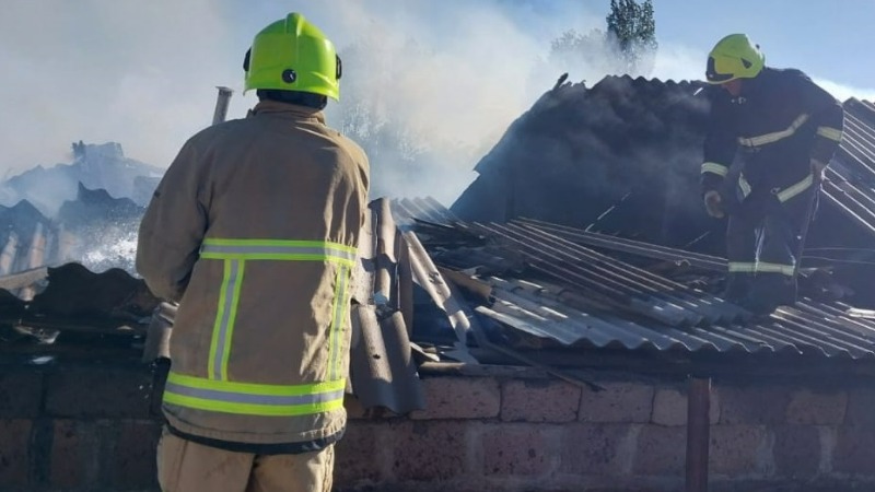 Մաստարայում տան տանիք է այրվել