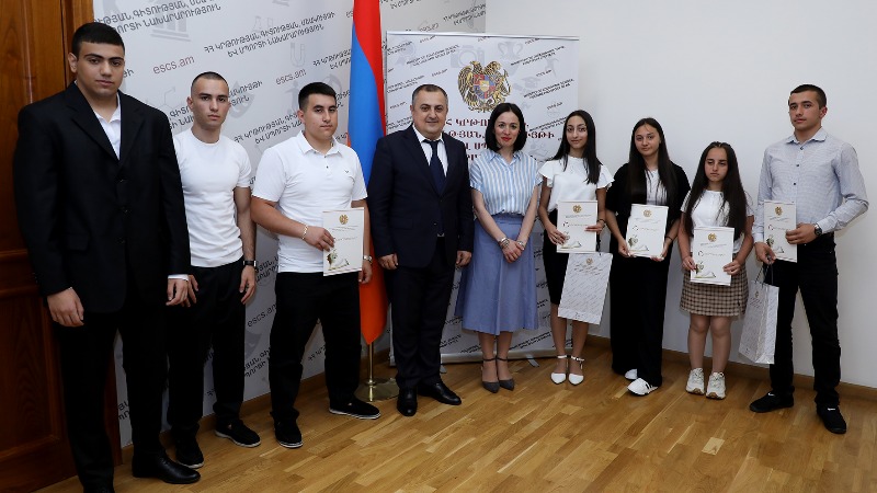 Պարգևատրվել են «Ես հետևում եմ Օլիմպիական խաղերին» խորագրով մրցույթի հաղթողները