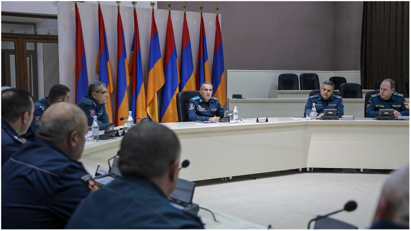 Աշխատանքային խորհրդակցություն է անցկացվել ՆԳՆ փրկարար ծառայությունում (լուսանկարներ)