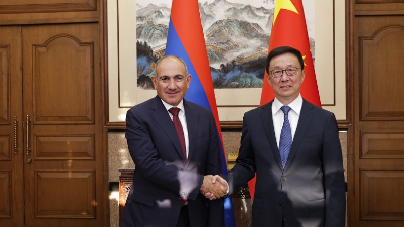 Հայաստան-Չինաստան համագործակցությունը զարգանում է բոլոր ուղղություններով. Փաշինյանը՝ Չինաստանի փոխնախագահին
