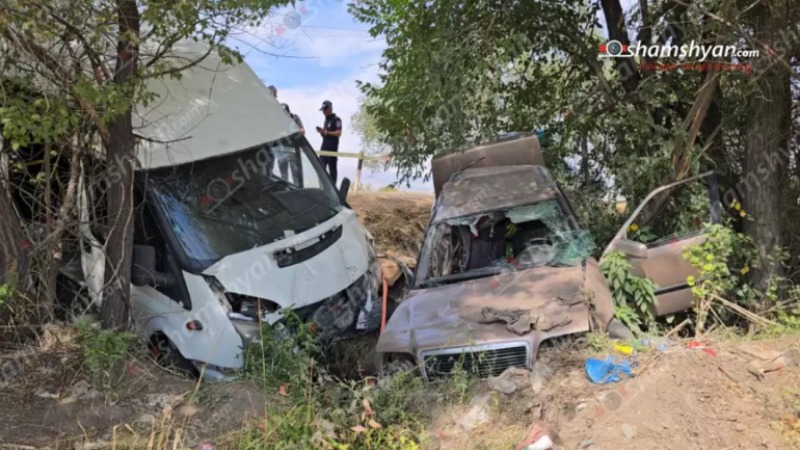 Երևան-Արմավիր ճանապարհին բախվել են «Mercedes»-ը և «Ford Transit»-ը. կա 3 տուժած