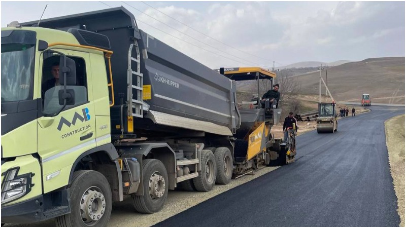 Ասֆալտապատվում է Կոռնիձոր-Արցախ ճանապարհահատվածը