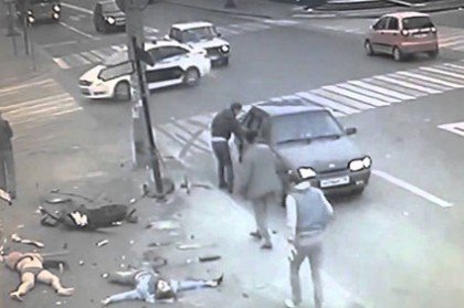 Սարսափելի ավտովթար. տեսանյութ 18+