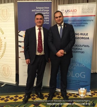 Փաստաբանների պալատի պատվիրակությունը մասնակցել է Վրաստանի փաստաբանների միության 10-ամյակին նվիրված միջոցառմանը