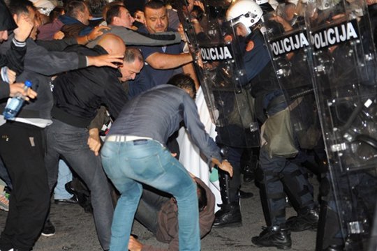 Չեռնոգորիայում ցույցը ցրելու ժամանակ տուժել է 40 մարդ