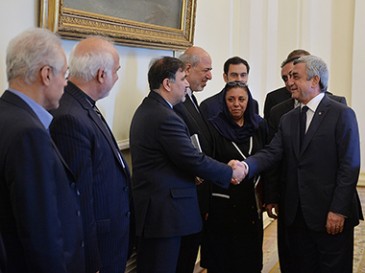 Նախագահն ընդունել է ԻԻՀ Նախագահի առաջին տեղակալի գլխավորած պատվիրակությանը