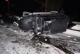 Խոշոր վթար Երևանում, վարորդներից մեկը մահացել է հիվանդանոցի ճանապարհին