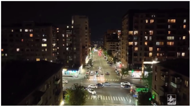 Երևանի 47 փողոց՝ լեդ լուսավորությամբ (տեսանյութ) 