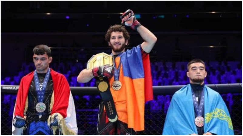 Սպարտակ Միքայելյանը՝ խառը մենամարտերի աշխարհի երիտասարդական առաջնության հաղթող