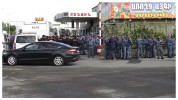 Ոստիկանությունը մեծ թվով ուժեր է կենտրոնացրել Քասախում