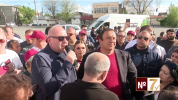 Քայլերթ Երևանի Էրեբունի վարչական շրջանի բնակիչների հետ. Գագիկ Ծառուկյան