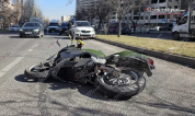 Եղվարդի խճուղում բախվել են «Skoda»-ն ու մոտոցիկլը․ կա տուժած